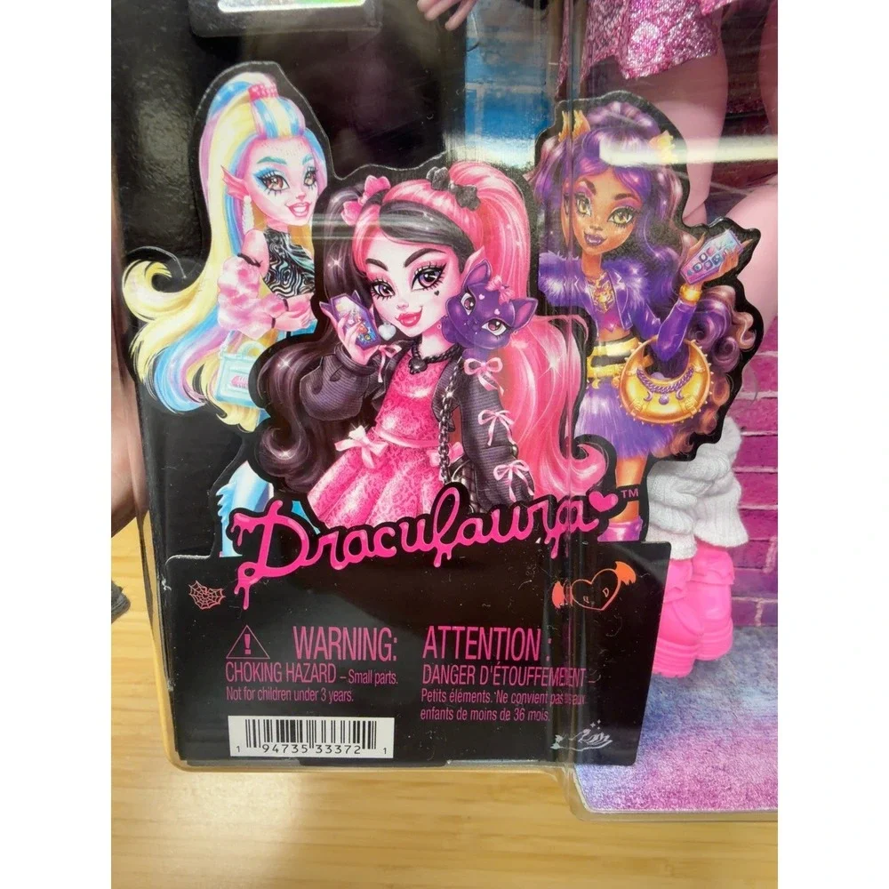 Monster High Draculaura Doll Count Fabulous Pet Accessories Mattel New in Box